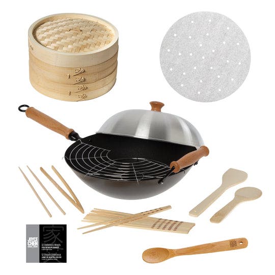 selected Bamboo/Carbon Steel