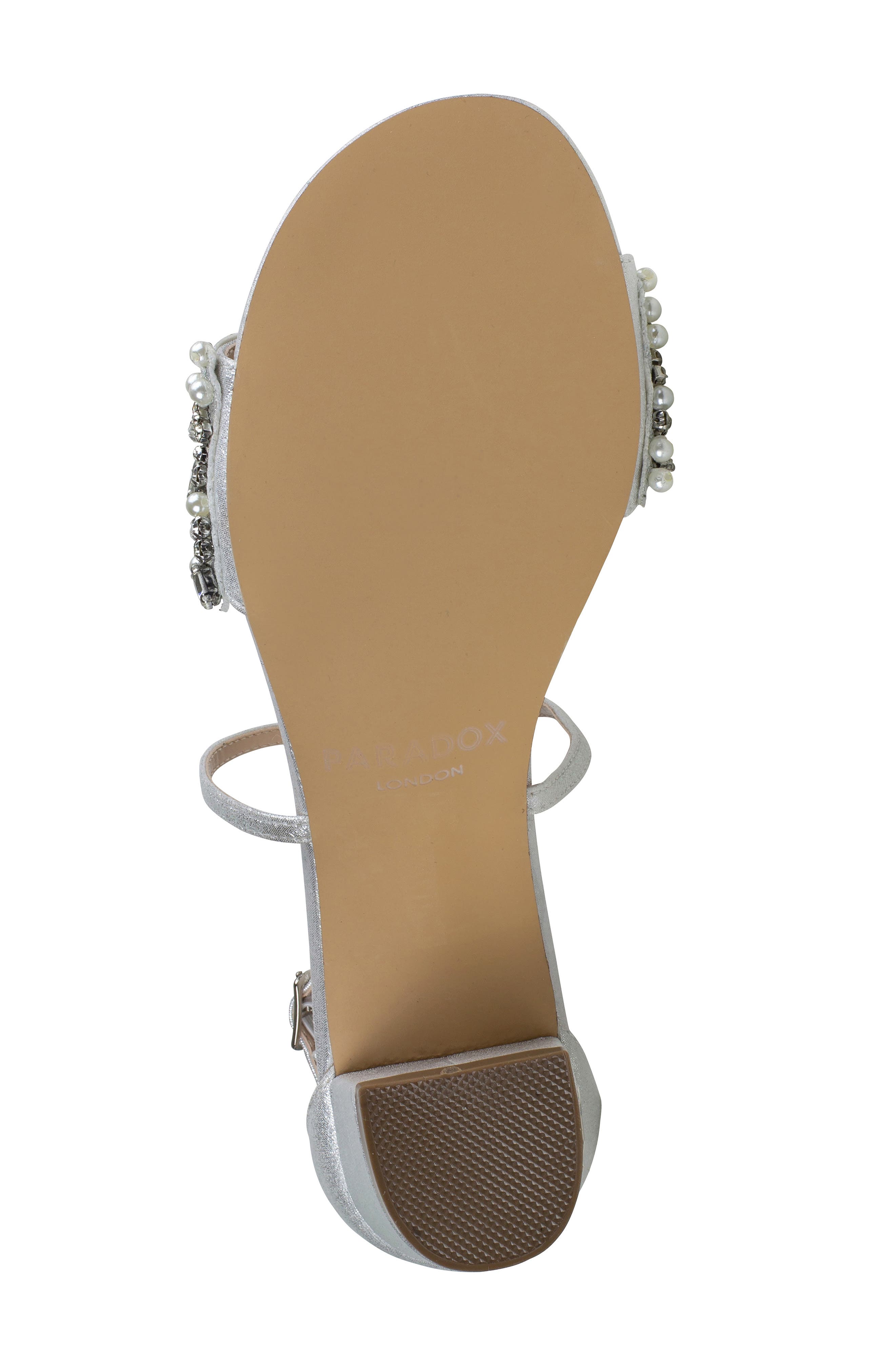 Evangeline Block Heel Sandal, Alternate, color, SILVER