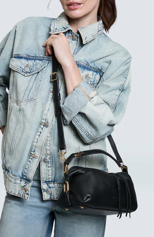 Aimee Kestenberg Dumpling Leather Top Handle Bag In Black