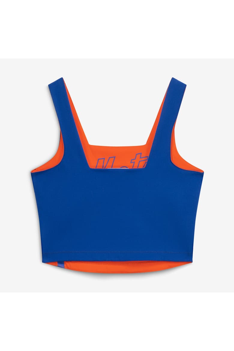 Women's New Era Royal New York Mets Reversible Cropped Sport Classics Tank Top, Alternate, color, Royal