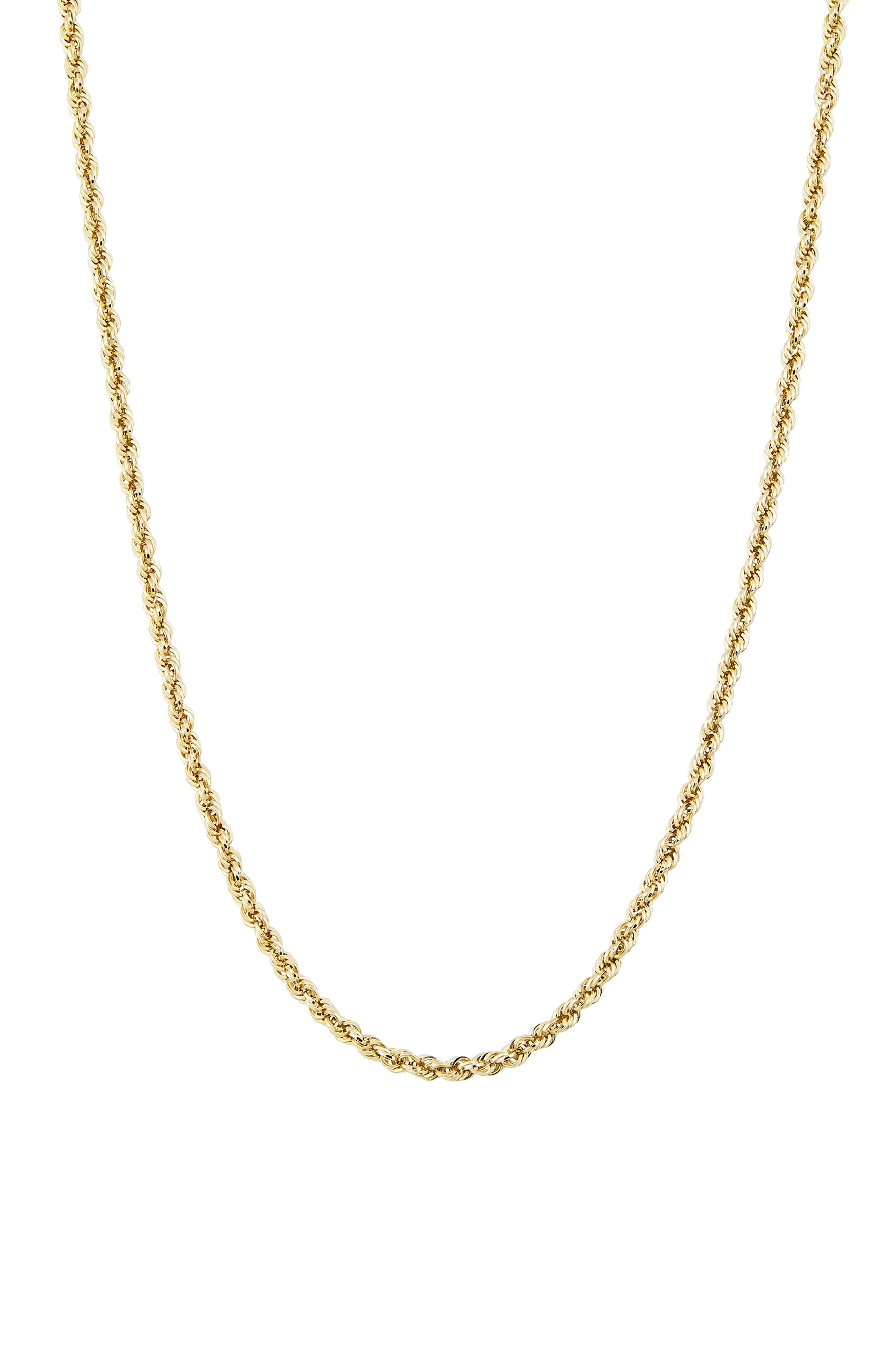 Frankie & Zoe Rope Chain Necklace