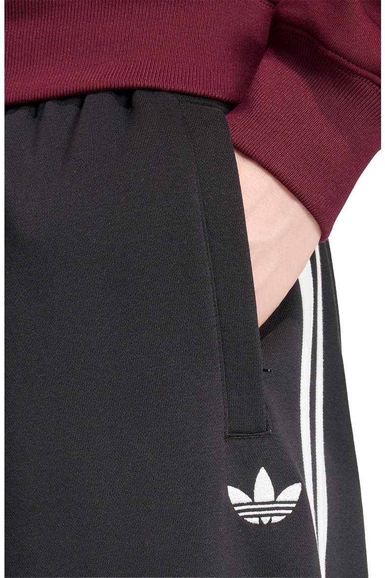 3-Stripes Fleece Joggers, Alternate, color, BLACK