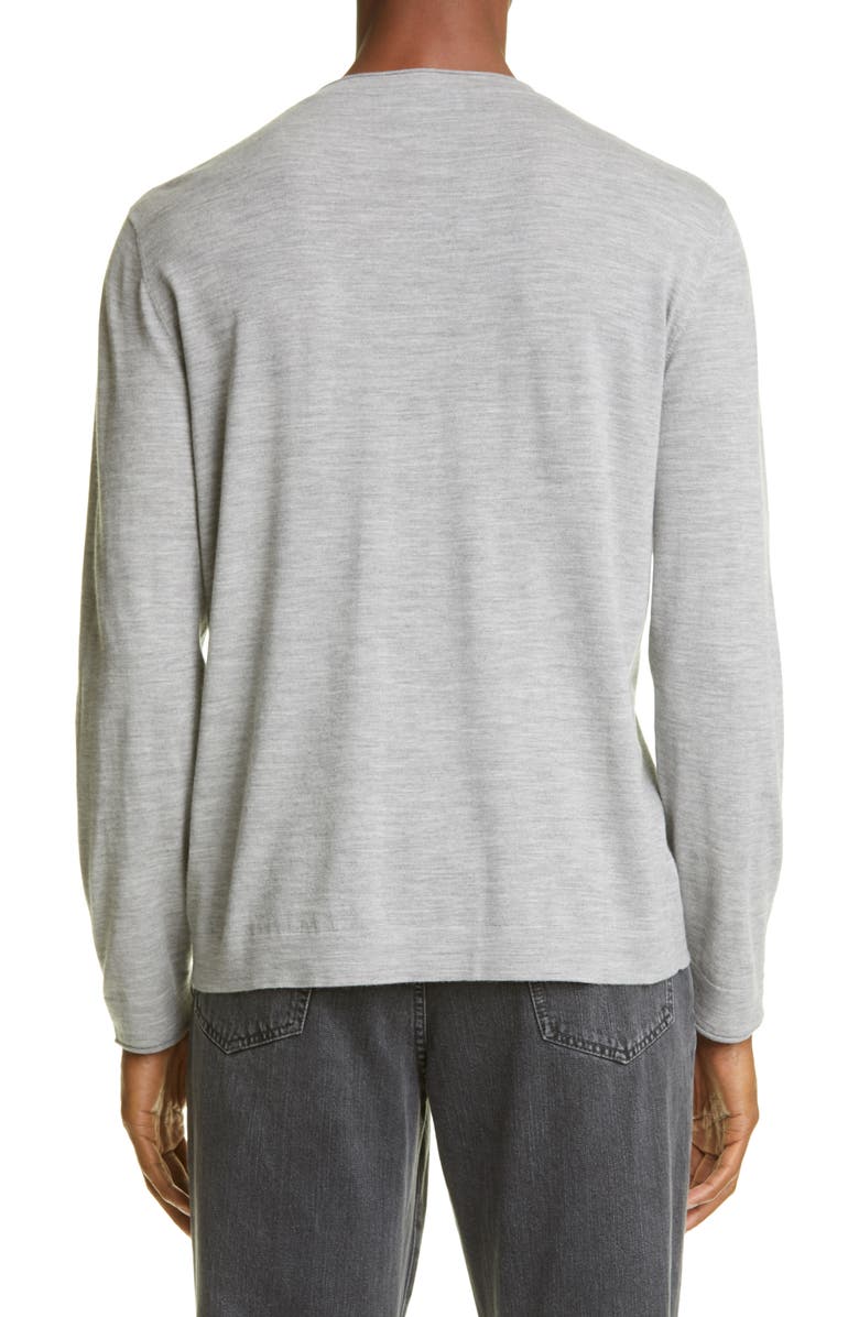 Brunello Cucinelli Fine Gauge Wool & Cashmere Sweater, Alternate, color, 