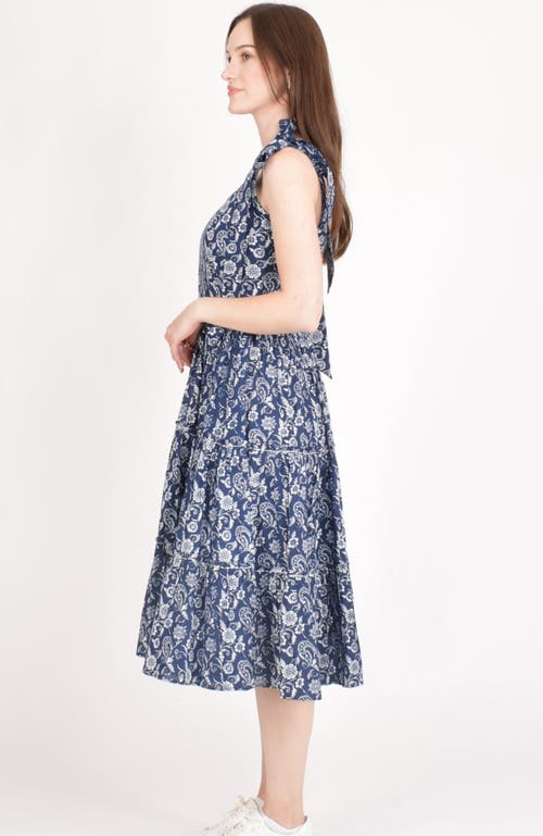 Raas Mila Floral Tiered Midi Dress