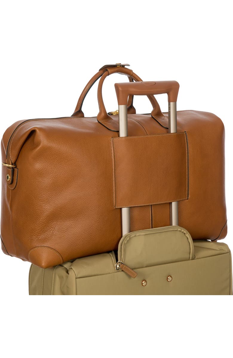 Bric's Life Pelle 22" Duffle, Alternate, color, Cognac