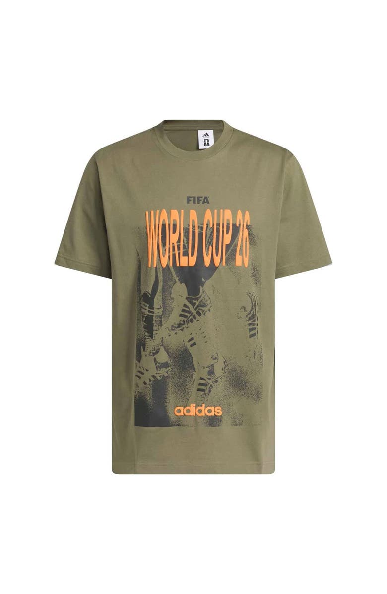 adidas Men's adidas Dark Green 2026 FIFA World Cup Tour T-Shirt, Alternate, color, Dark Green