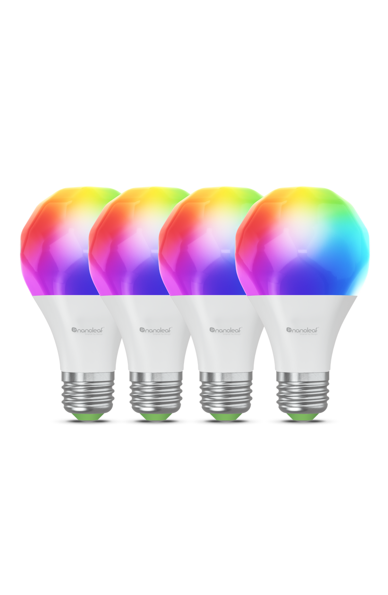 Nanoleaf Matter Wi-Fi A19 Smart Bulb, Main, color, Multicolor