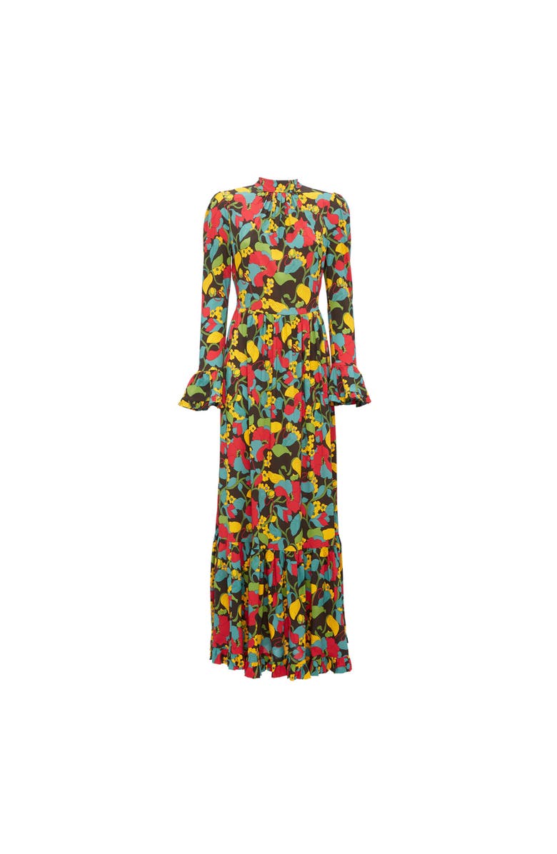 La DoubleJ Visconti Dress Vines Brown, Alternate, color,