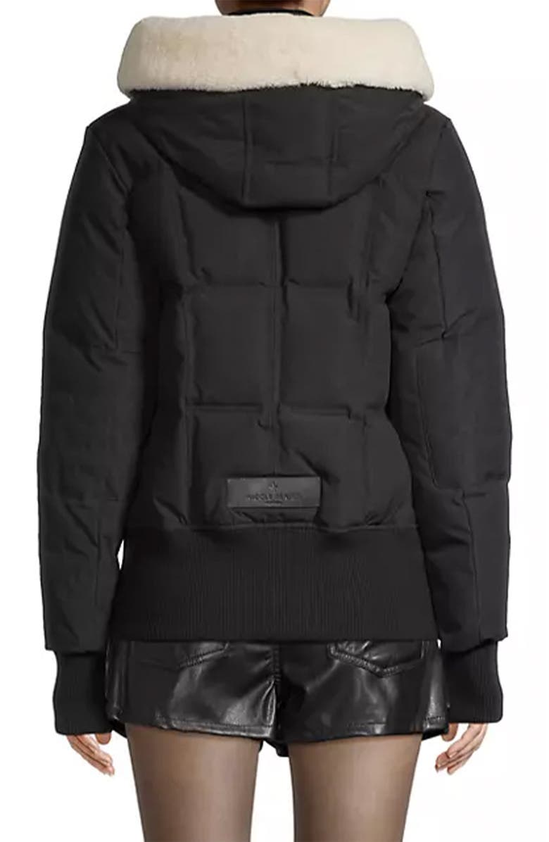 Nicole Benisti Fordham Shearling Bomber Jacket, Alternate, color, 