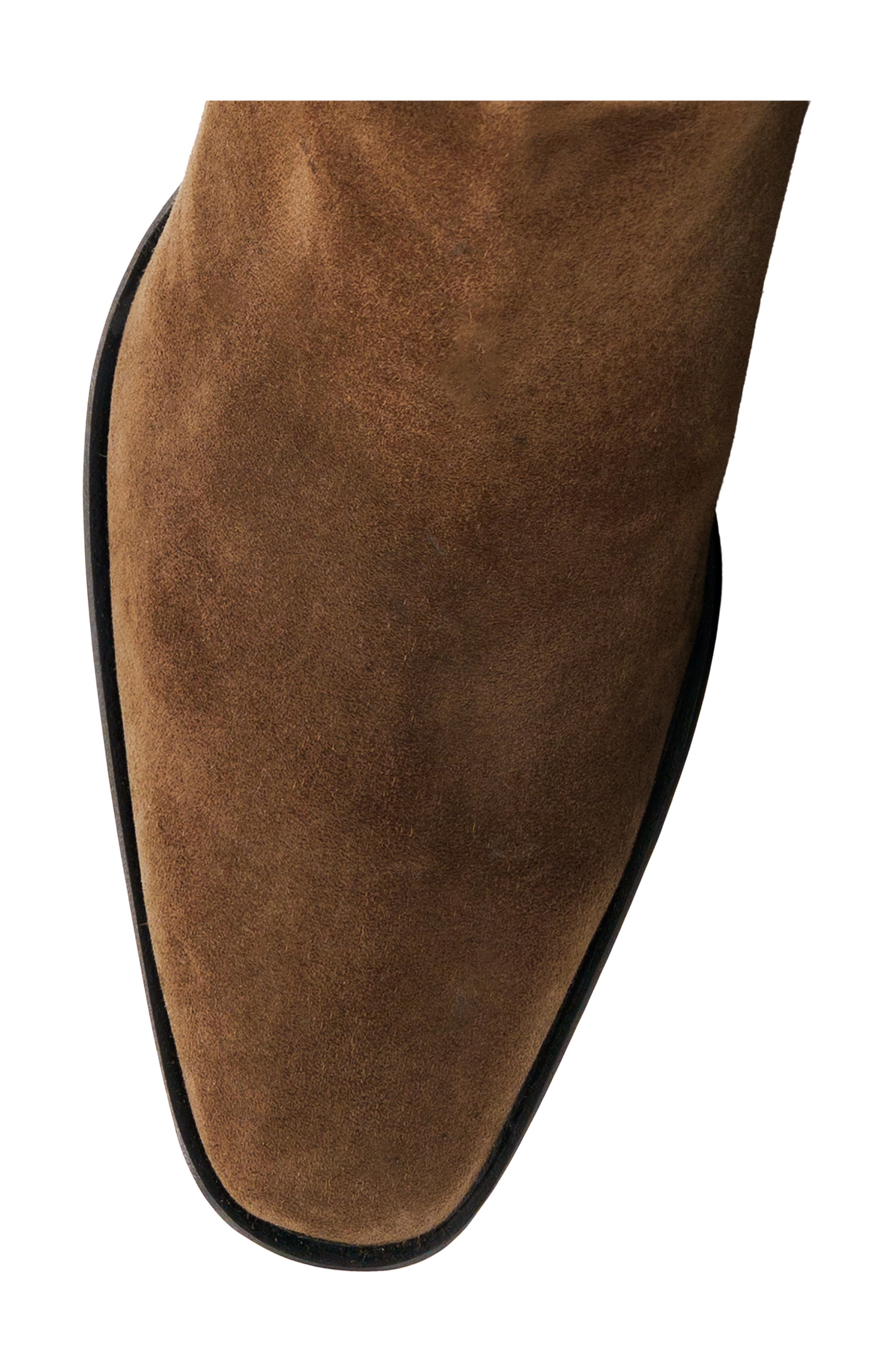 Femmina Leather Bootie, Alternate, color, DARK BROWN