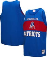 Mitchell & Ness Men's Mitchell & Ness Royal New England Patriots Retro Colorblock Tank Top
