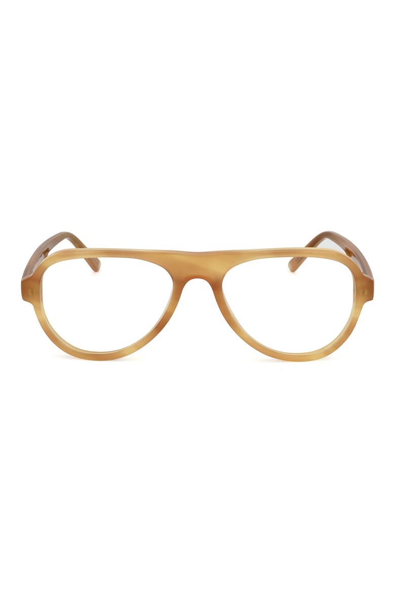 51mm Aviator Optical Glasses, Main, color, LIGHT BROWN