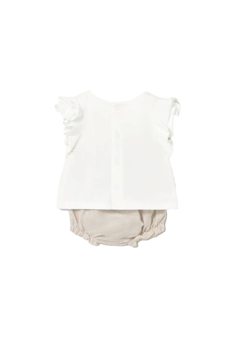 Flower Short Set, Alternate, color, Beige