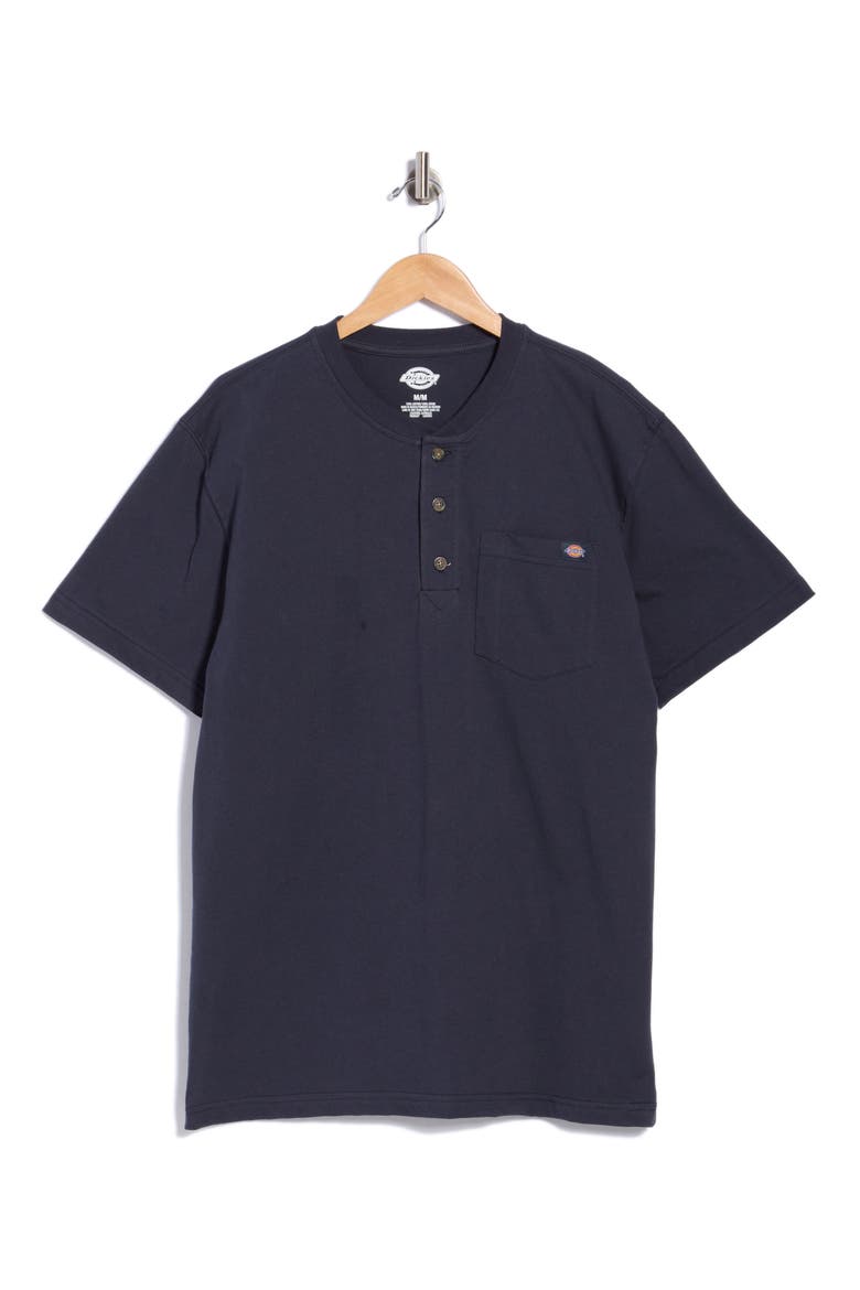 Heavyweight Cotton Henley, Main, color, DARK NAVY