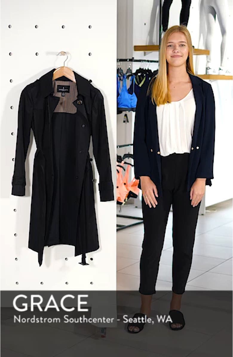 Knee Length Trench Coat, sales video thumbnail