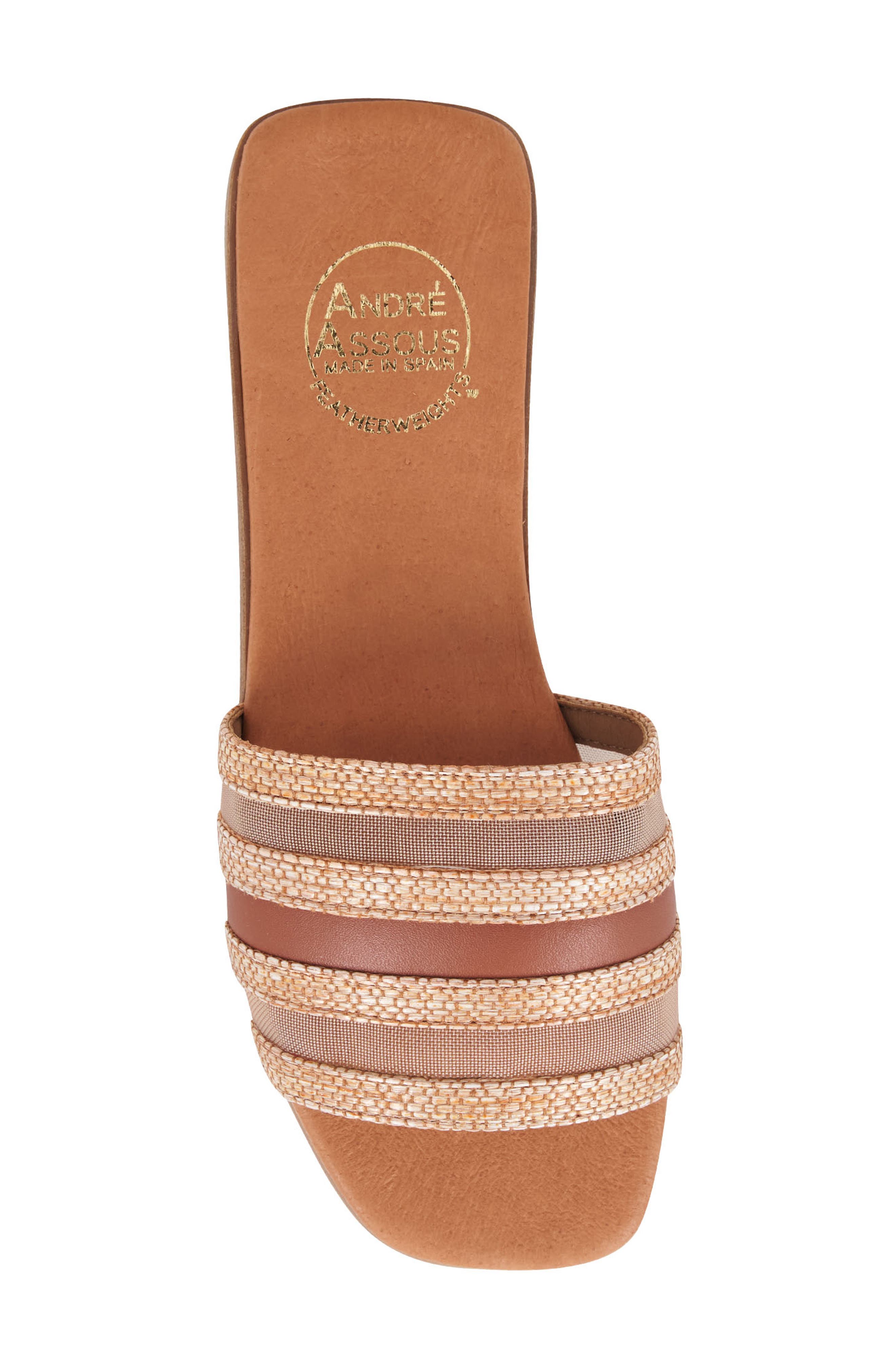 Kaila Slide Sandal, Alternate, color, CUERO