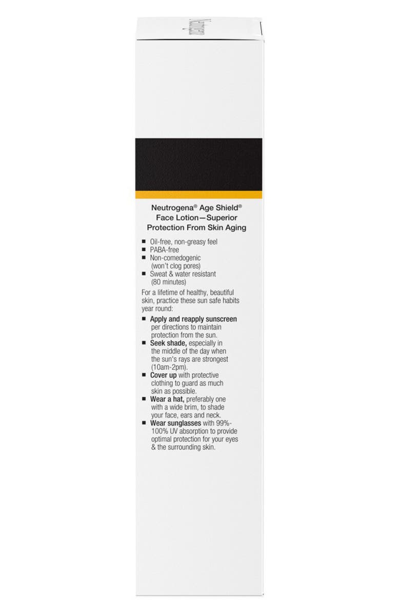 NEUTROGENA Age Shield Anti-Oxidant Face Lotion Sunscreen Broad Spectrum SPF 70, Alternate, color,