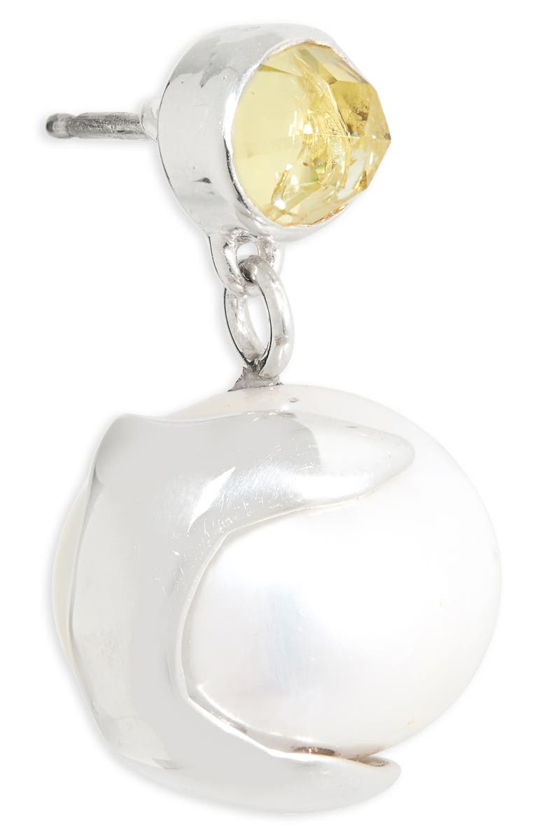 FARIS Pomme Pearl Drop Earrings, Alternate, color,