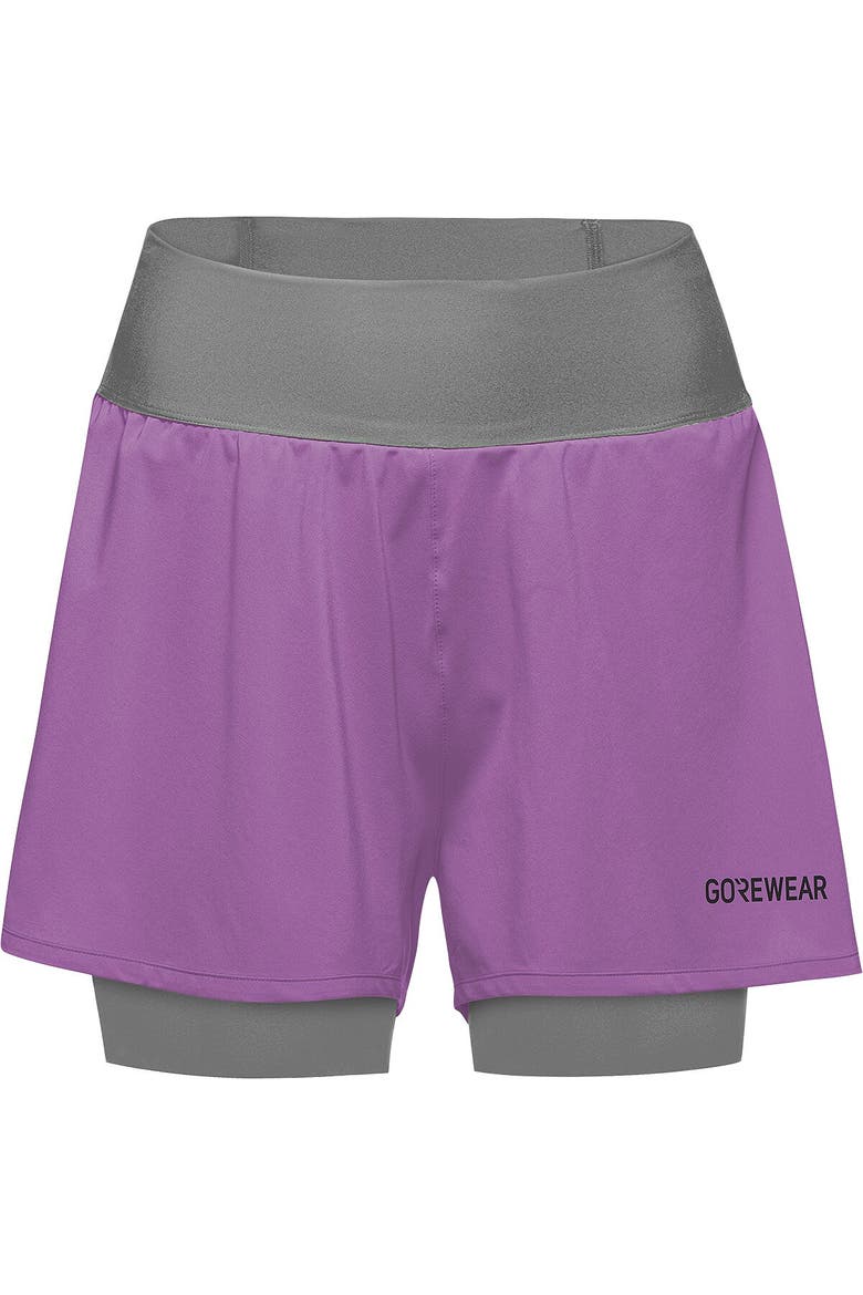 Concurve 3in 2-in-1 Short - Women's, Main, color, Scrub Purple / Lab Gray