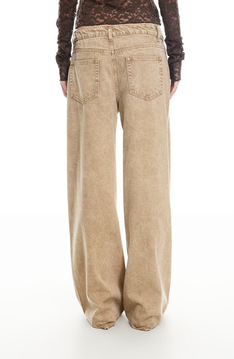 LIONESS Muse Baggy Jeans, Alternate, color, Camel