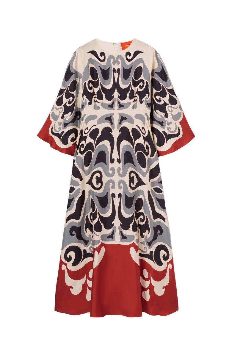 La DoubleJ Long Sorella Dress Phoenix Placée Ivory, Alternate, color, Phoenix Placée Ivory