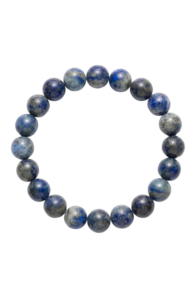 Manifest Protection Blue Crystal Beaded Bracelet, Alternate, color, Blue