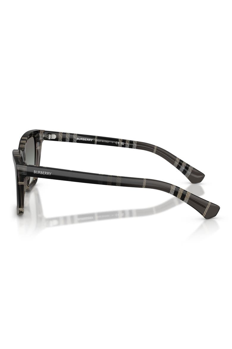 54mm Cat Eye Sunglasses, Alternate, color, CHECK GRADIENT GREY