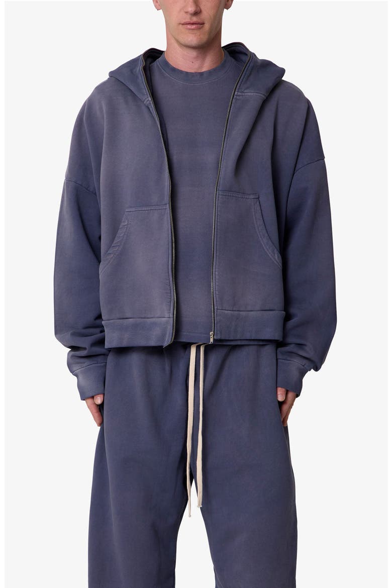 Cotton Hoodie, Main, color, WASHED NAVY