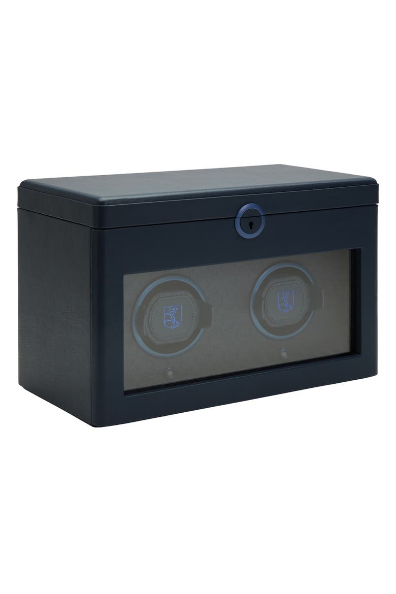 Earth Double Watch Winder, Alternate, color, Earth Midnight Blue