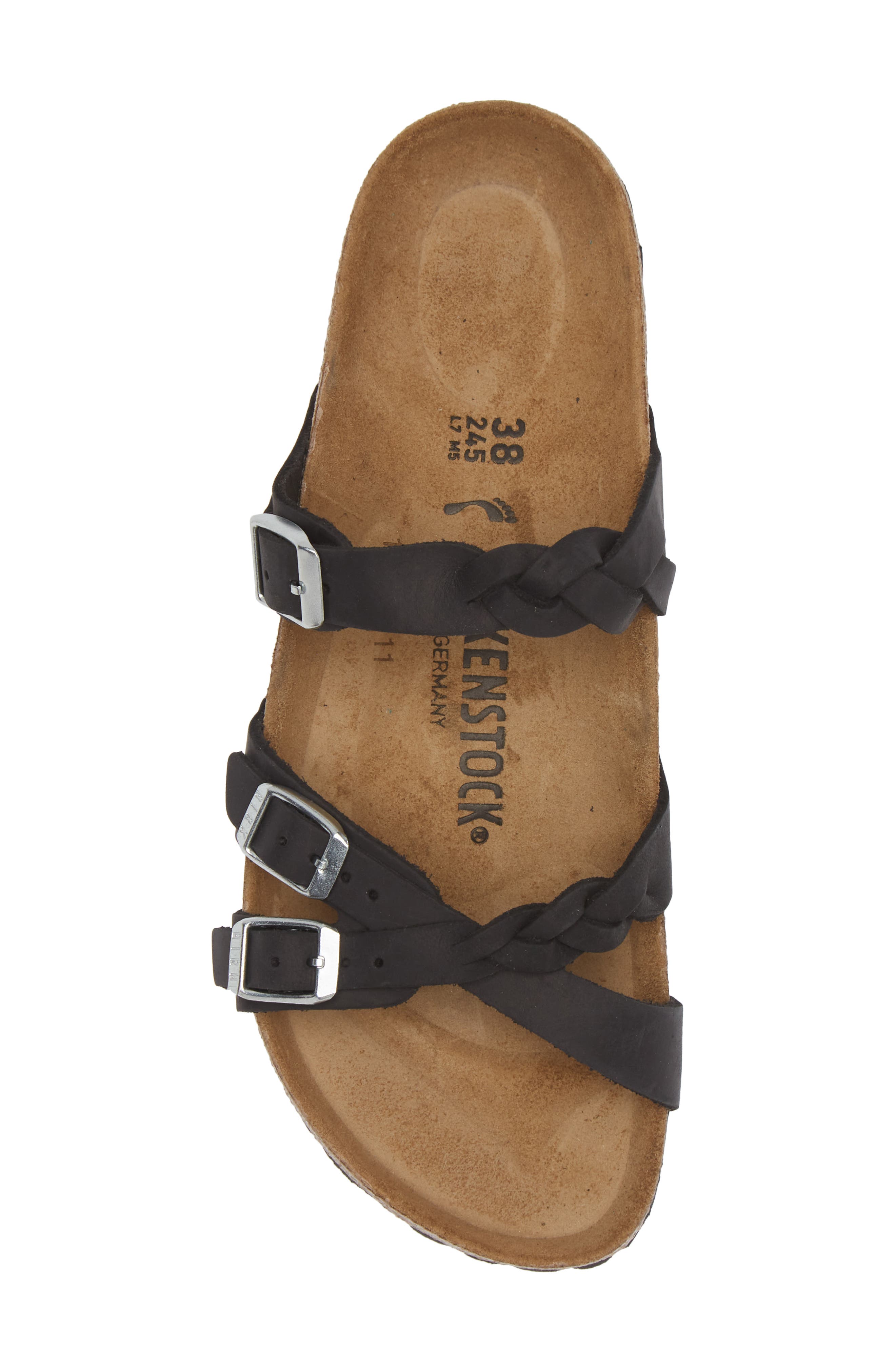 Franca Slide Sandal, Alternate, color, BLACK