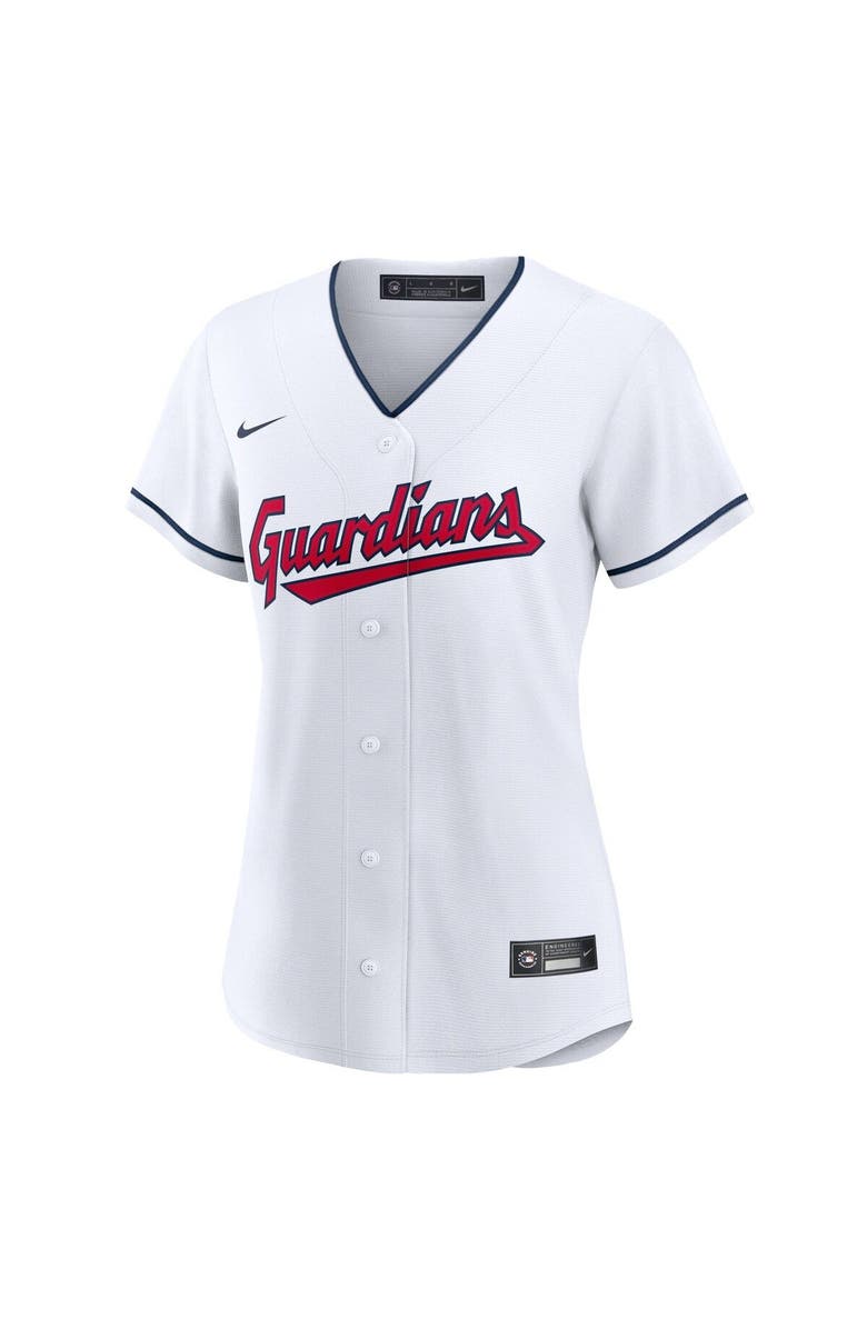 Nike Women's Nike White Cleveland Guardians Home Replica Team Jersey, Alternate, color, White