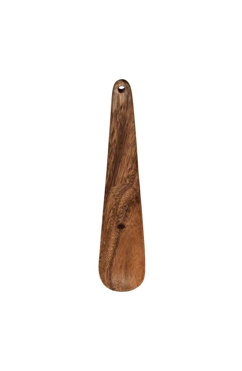Storied Home Hand Carved Acacia Wood Scoop, Natural, Main, color, Natural
