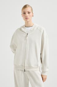 Brunello Cucinelli Smooth cotton French terry sweatshirt