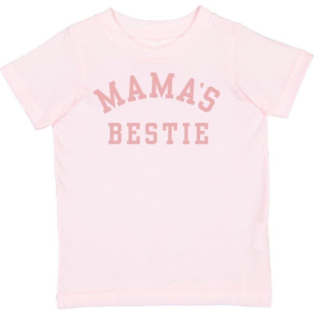Sweet Wink Mama's Bestie Short Sleeve T-shirt In Pink