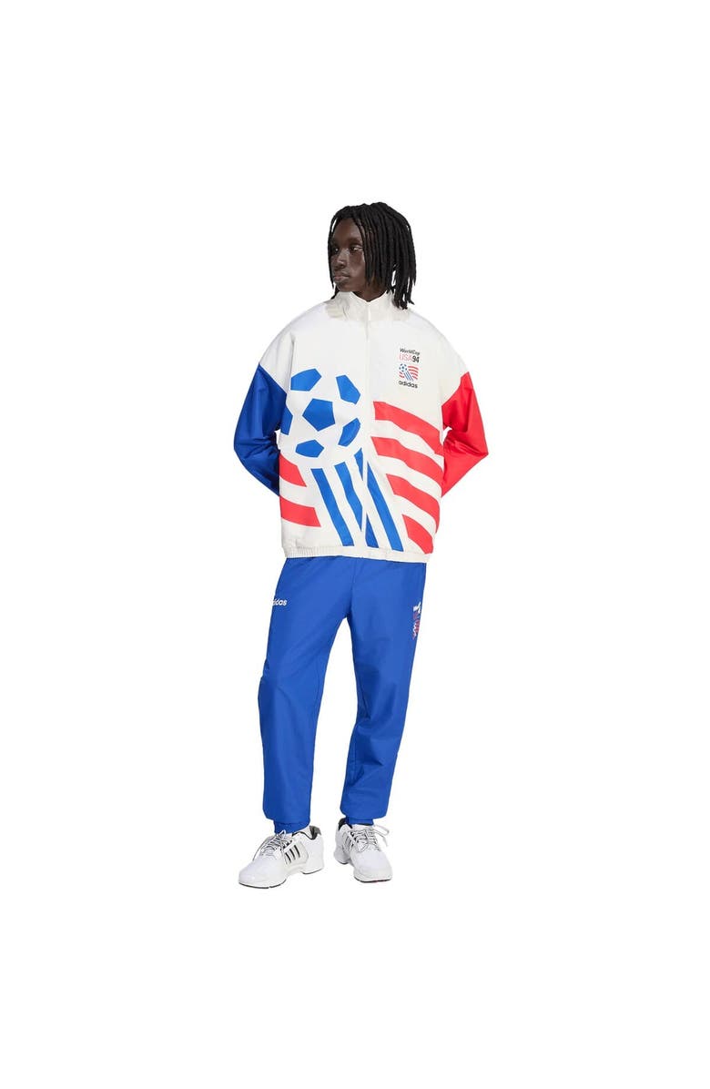 adidas Men's adidas  Blue USMNT 1994 World Cup Woven Track Pants, Alternate, color, Blue
