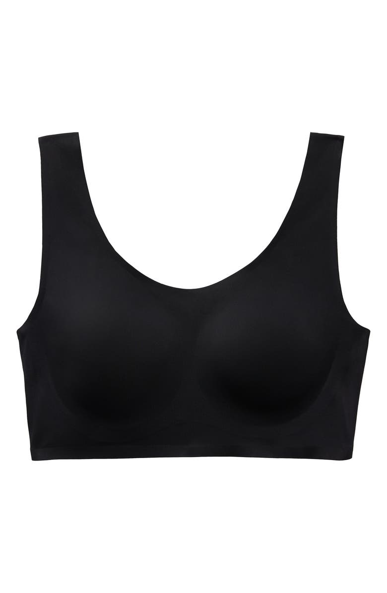 ThirdLove Smoothing Scoop Wireless Bralette, Alternate, color, Black