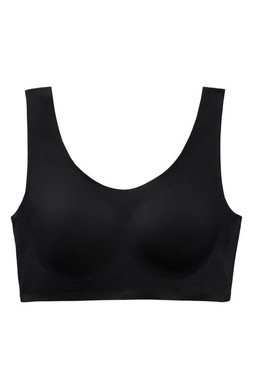Thirdlove Smoothing Scoop Wireless Bralette In Black