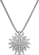 David Yurman Starburst Diamond Pendant Necklace