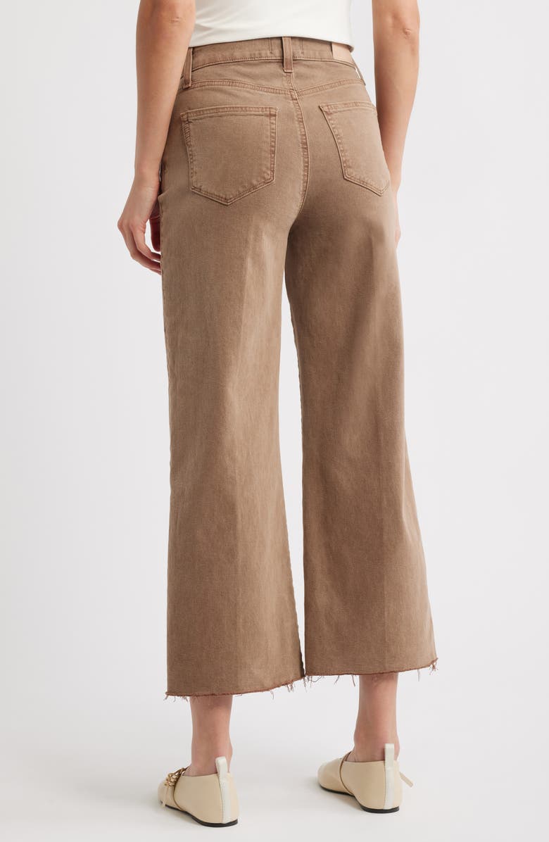 Anessa Raw Hem High Waist Wide Leg Jeans