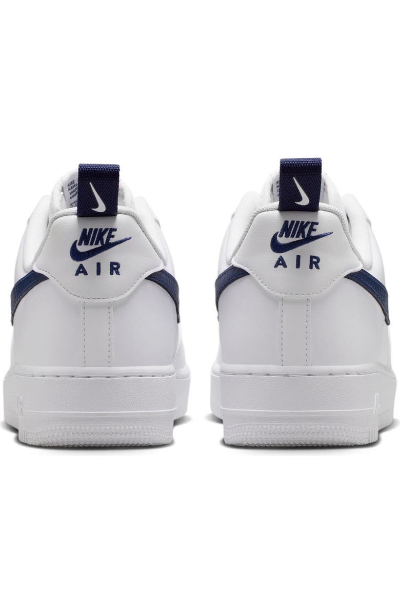 Nike Air Force 1 '07 Basketball Sneaker, Alternate, color, White/ Midnight Navy