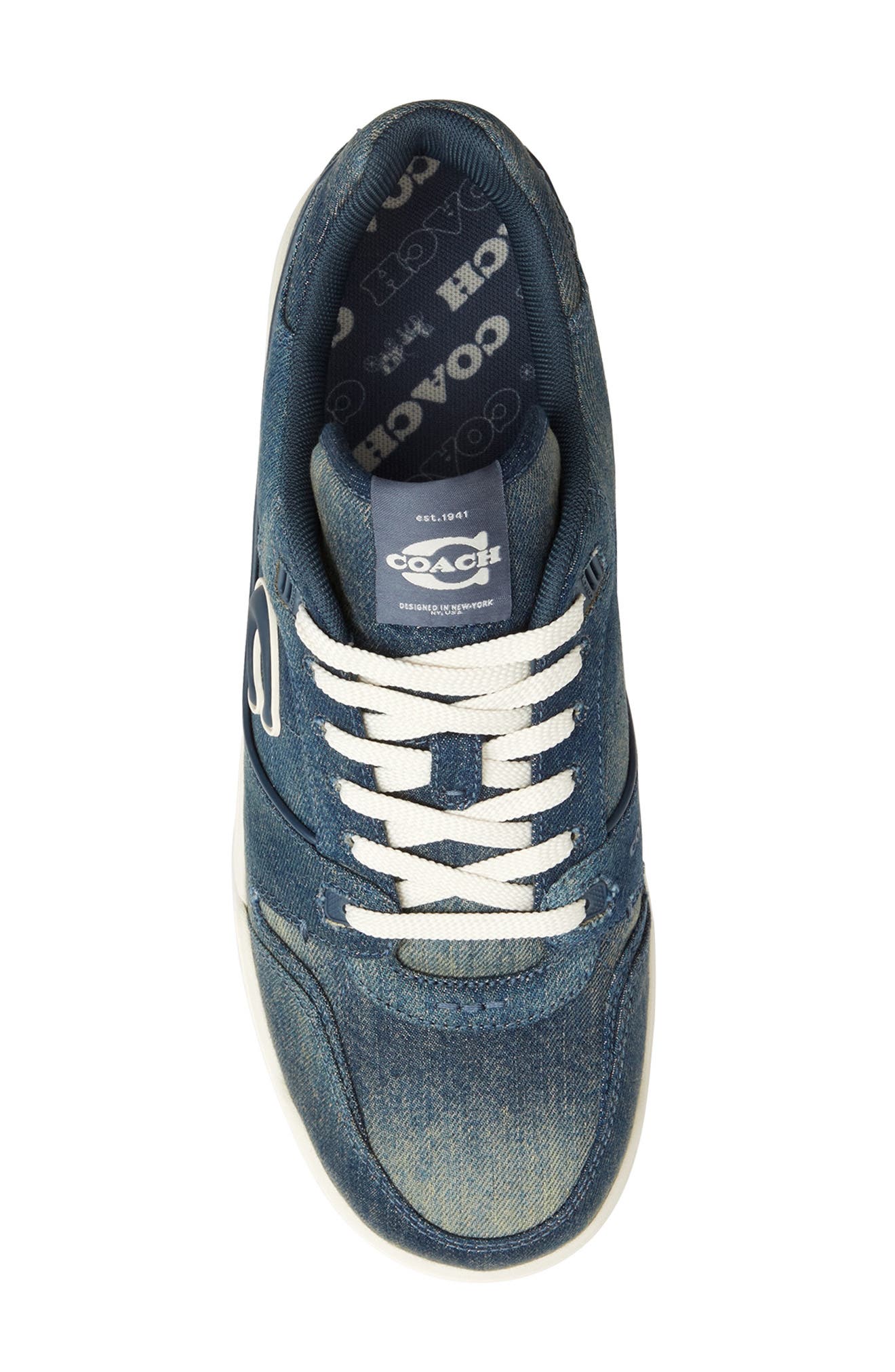 COACH Soho Sneaker, Alternate, color, Denim.
