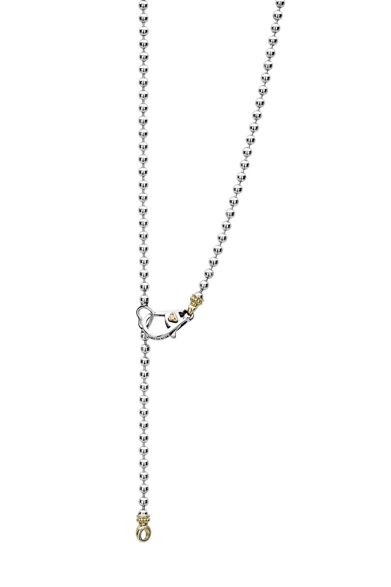 Beloved Oval Plate Chain Necklace, Alternate, color, SILVER