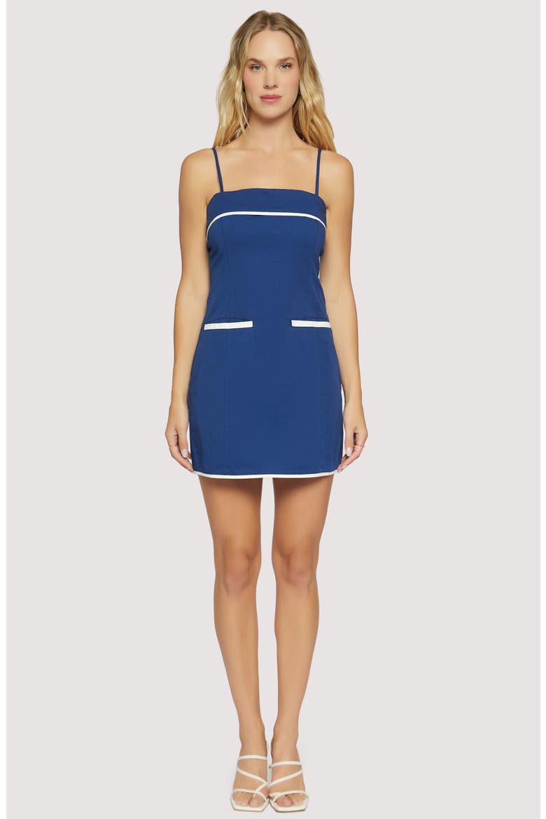 Sailors Voyage Minidress, Alternate, color, NAVY