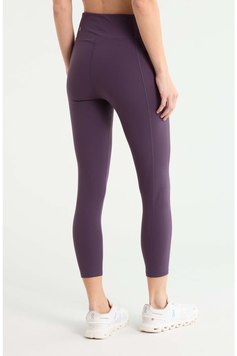 Perform High Waist Pocket 2.0 7/8 Leggings, Alternate, color, PURPLE NIGHT