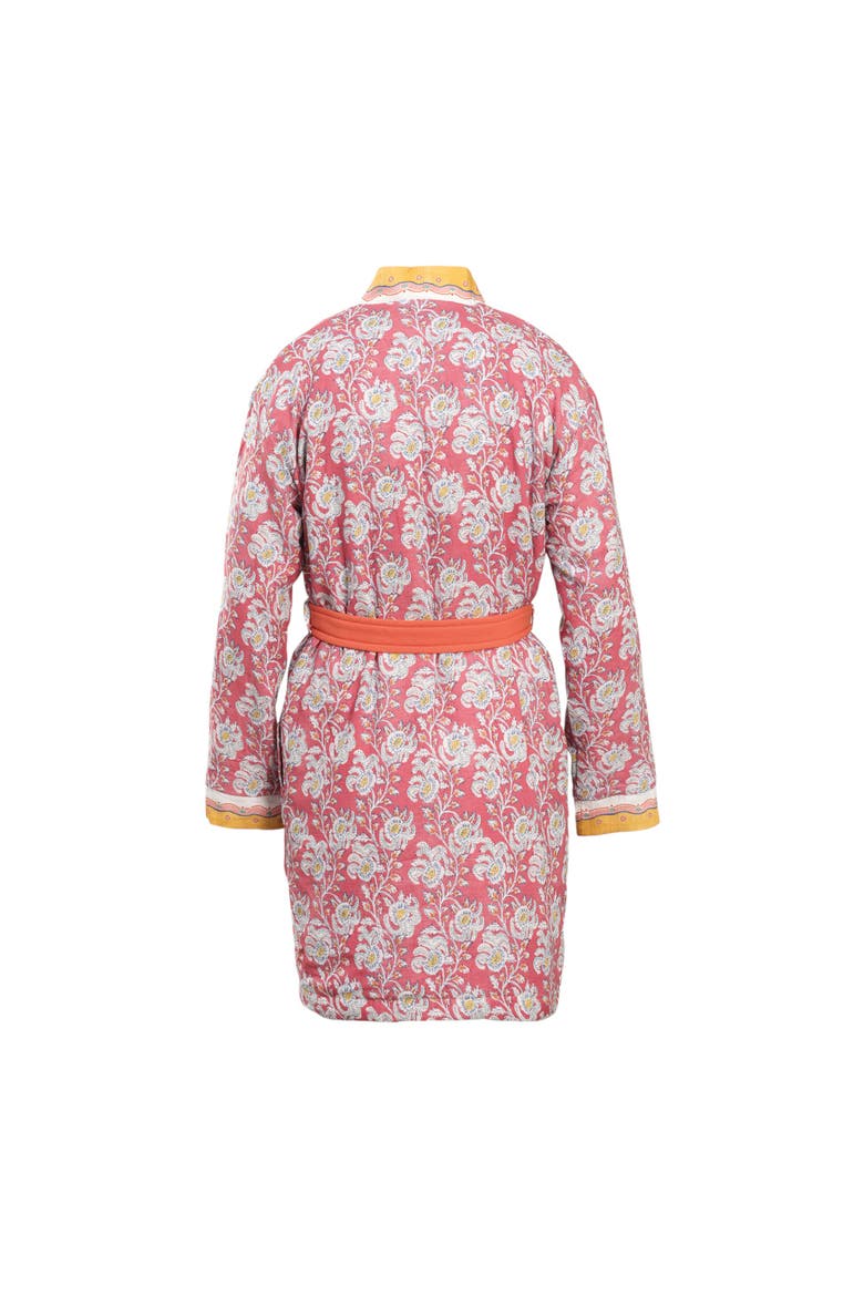 Tabea Kaftan Collar Muslin Luxe Comfort, Alternate, color, Multicolor