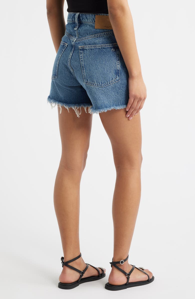 rag & bone Denim Cutoff Shorts, Alternate, color, Flora