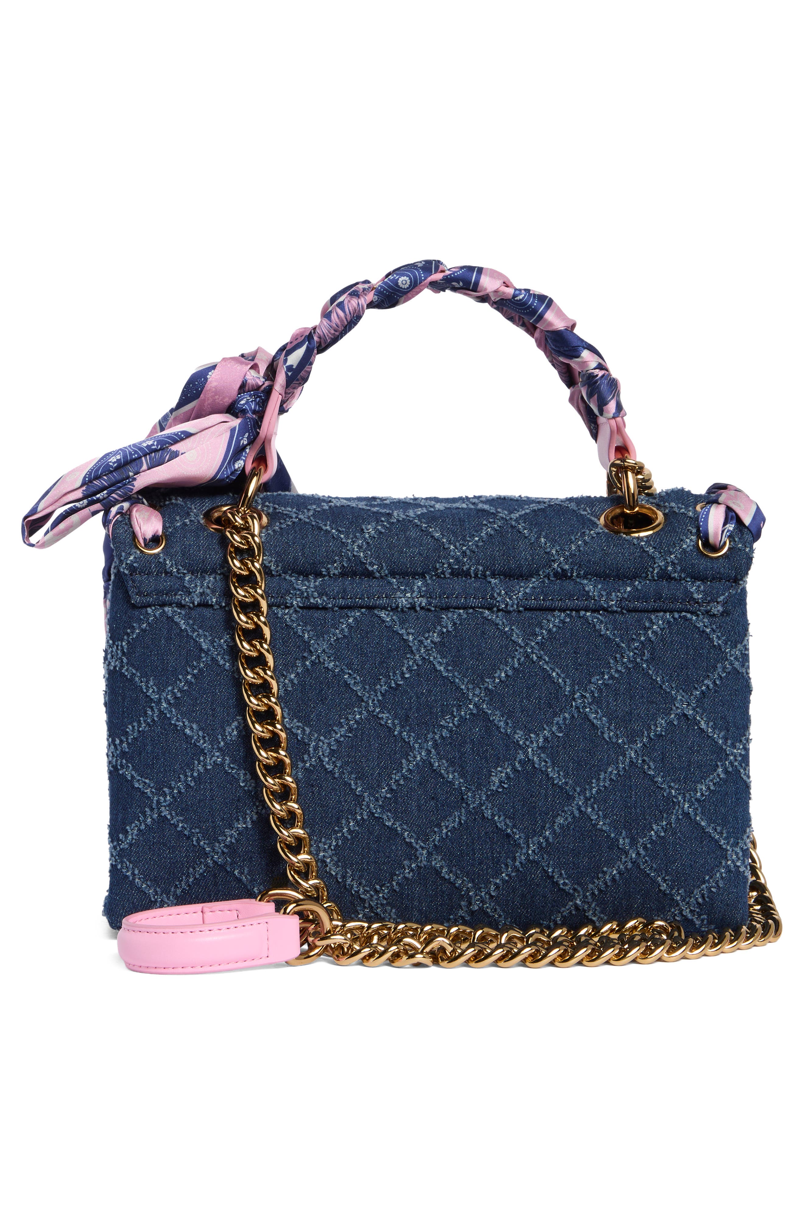 KG Kurt Geiger Brixton Scarf Shoulder Bag, Alternate, color, Navy