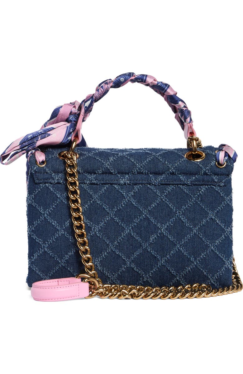 KG Kurt Geiger Brixton Scarf Shoulder Bag, Alternate, color, Navy