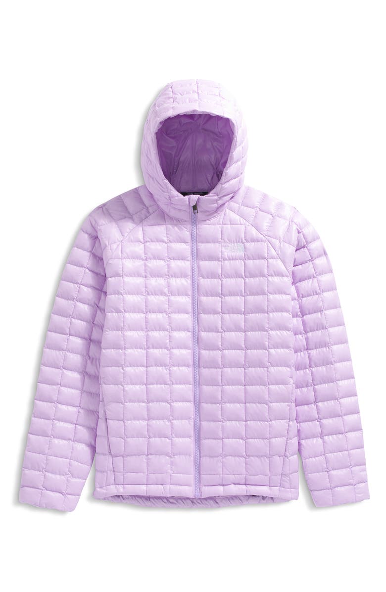 The North Face Kids' Thermoball Eco Hooded Jacket, Main, color, Lite Lilac