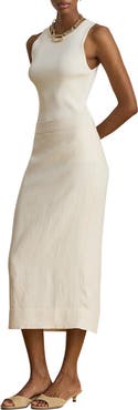 Lauren Ralph Lauren Classic Linen Midi Pencil Skirt